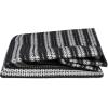 imageDII Woven Paper Storage Bin Basketweave Gray ampamp White LargeBlack  White