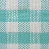 imageDII Woven Paper Storage Bin Checkers Aqua Large RectangleAqua
