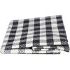 imageDII Woven Paper Storage Bin Checkers Aqua Large RectangleBlack