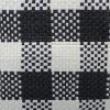 imageDII Woven Paper Storage Bin Checkers Aqua Large RectangleBlack