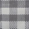 imageDII Woven Paper Storage Bin Checkers Aqua Large RectangleGray