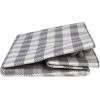 imageDII Woven Paper Storage Bin Checkers Aqua Large RectangleGray