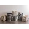 imageDII Woven Paper Storage Bin Checkers Aqua Large RectangleStone