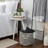 imageDII Woven Paper Storage Bin Metallic Lurex Gray Small RectangleGray