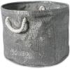 imageDII Woven Paper Storage Bin Metallic Lurex Gray Small RectangleGray