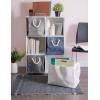 imageDII Woven Paper Storage Bin Metallic Lurex Gray Small RectangleGray