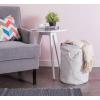 imageDII Woven Paper Storage Bin Metallic Lurex Gray Small RectangleWhite