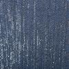 imageDII Woven Paper Storage Bin Metallic Lurex Nautical Blue Medium Round