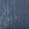 imageDII Woven Paper Storage Bin Metallic Lurex Nautical Blue Small Round