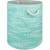 imageDII Woven Paper Storage Bin Tweed Black MediumAqua