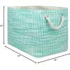 imageDII Woven Paper Storage Bin Tweed Black MediumAqua