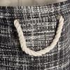 imageDII Woven Paper Storage Bin Tweed Black MediumBlack