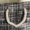 imageDII Woven Paper Storage Bin Tweed Black MediumBlack