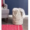 imageDII Woven Paper Storage Bin Tweed Black MediumGray