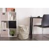 imageDII Woven Paper Storage Bin Tweed Black MediumStone