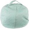 imageDII Keeping Score Stripes Print Large Bean Bag Chair Cover for Kids ampamp Stuffed Animal Storage Bright Blue One SizeAqua