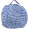 imageDII Keeping Score Stripes Print Large Bean Bag Chair Cover for Kids ampamp Stuffed Animal Storage Bright Blue One SizeBright Blue