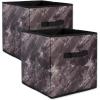 imageDII Laundry Storage Collection Foldable Organizing Bin Black Large SetBlack