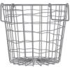 imageDII Metal Wire Mesh Stackable Utility Storage Bin Medium Rectangle 13x11x9 Cool GrayCool Gray