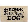 imageDII Pet Print Collection Natural Coir Doormat 17x29 Home CatWorlds Cutest Dog