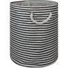 imageDII Woven Paper Storage Bin Pinstripe Rose Medium RectangleBlack