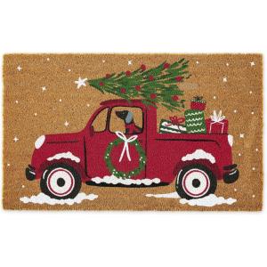 imageDII Outdoor Christmas Door Mat Collection Decorative Holiday Doormat Front Porch Dcor 17x29 Holly Jolly Cookie CoJoy Ride