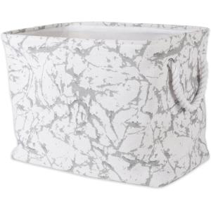 imageDII Polyester Storage Bin Marble White MediumWhite