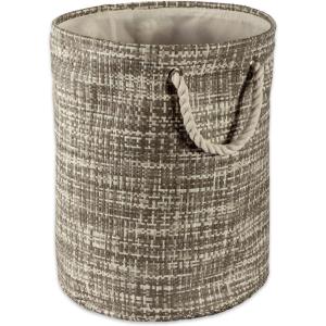 imageDII Woven Paper Storage Bin Tweed Black MediumGray