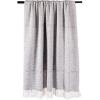 imageDII 100 Cotton Basket Weave Throw for IndoorOutdoor Use Camping Bbqs Beaches Everyday Blanket 50 x 60 Woven StripeGray