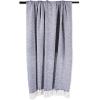 imageDII 100 Cotton Basket Weave Throw for IndoorOutdoor Use Camping Bbqs Beaches Everyday Blanket 50 x 60 Woven StripeNautical Blue