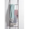 imageDII 100 Cotton Basket Weave Throw for IndoorOutdoor Use Camping Bbqs Beaches Everyday Blanket 50 x 60 Woven StripeNautical Blue