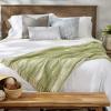 imageDII Braided Striped Decorative Throw Blanket 50x60 ArtichokeAntique Green