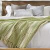 imageDII Braided Striped Decorative Throw Blanket 50x60 ArtichokeAntique Green