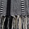 imageDII Braided Striped Decorative Throw Blanket 50x60 ArtichokeBlack