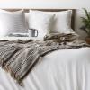 imageDII Braided Striped Decorative Throw Blanket 50x60 ArtichokeDark Brown