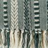 imageDII Braided Striped Decorative Throw Blanket 50x60 ArtichokeDark Green