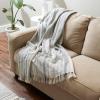 imageDII Braided Striped Decorative Throw Blanket 50x60 ArtichokeGray