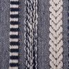 imageDII Braided Striped Decorative Throw Blanket 50x60 ArtichokeNavy