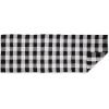 imageDII Buffalo Check Rug Collection Hand Dyed Reversible Chindi Rug 26x40 BlackBlack