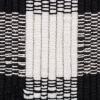 imageDII Buffalo Check Rug Collection Hand Dyed Reversible Chindi Rug 26x40 BlackBlack
