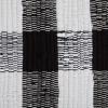 imageDII Buffalo Check Rug Collection Hand Dyed Reversible Chindi Rug 26x40 BlackBlack