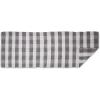 imageDII Buffalo Check Rug Collection Hand Dyed Reversible Chindi Rug 26x40 BlackGrey