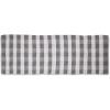 imageDII Buffalo Check Rug Collection Hand Dyed Reversible Chindi Rug 26x40 BlackGrey