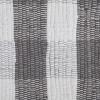 imageDII Buffalo Check Rug Collection Hand Dyed Reversible Chindi Rug 26x40 BlackGrey