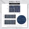imageDII Buffalo Check Rug Collection Hand Dyed Reversible Chindi Rug 26x40 BlackHoney Gold