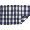 imageDII Buffalo Check Rug Collection Hand Dyed Reversible Chindi Rug 26x40 BlackNavyCream