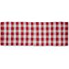 imageDII Buffalo Check Rug Collection Hand Dyed Reversible Chindi Rug 26x40 BlackRed