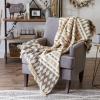 imageDII California Casual Colby Southwest Woven Throw Dark Brown ampamp Stone 50x60Dark Brown  Stone