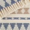 imageDII California Casual Colby Southwest Woven Throw Dark Brown ampamp Stone 50x60French Blue  Stone