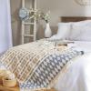 imageDII California Casual Colby Southwest Woven Throw Dark Brown ampamp Stone 50x60French Blue  Stone
